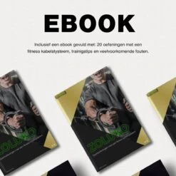 Zoluko Home Fitness Kabelsysteem 14-delig Set - Krachtstation Voor Thuis Sporten - Incl. E-book - Incl. Triceps Touw, Biceps Stang En Handgrepen - 100kg Draagkracht - Eenvoudige Bevestiging - Krachttraining - Lat Pulley - Home Gym - Zwart/Zilver -Merkloos Winkel 1200x1200 5909