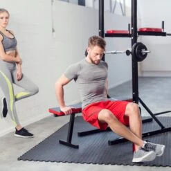 Tectake - Krachtstation Dipstation Met Optrekstang En Drukbank - 404161 -Merkloos Winkel 1200x1200 5921