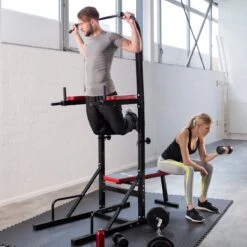 Tectake - Krachtstation Dipstation Met Optrekstang En Drukbank - 404161 -Merkloos Winkel 1200x1200 5923