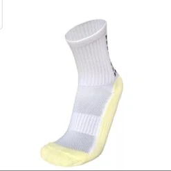 Merkloos Gripsokken | Voetbal | Anti Blaren | Unisex | Wit | One Size | Tennis |