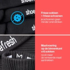 7 Paar Shoefresh Bamboe Sportsokken Heren - Maat 46-48 – Zwart – Naadloze Sokken -Merkloos Winkel 1200x1200 5959