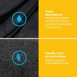 7 Paar Shoefresh Bamboe Sportsokken Heren - Maat 46-48 – Zwart – Naadloze Sokken -Merkloos Winkel 1200x1200 5960