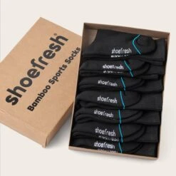 7 Paar Shoefresh Bamboe Sportsokken Heren - Maat 46-48 – Zwart – Naadloze Sokken -Merkloos Winkel 1200x1200 5961