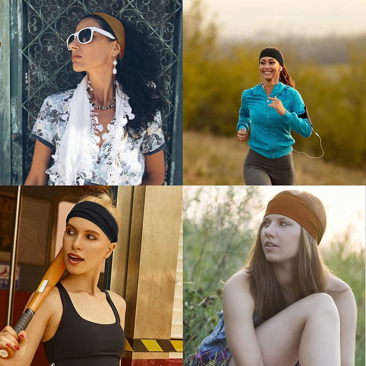 LIXIN Set 3 Stuks Vouwen Haarbanden - Dames Haarbanden - Kleur 4 - Hoofdband Dames - Volwassenen - Elastisch Antislip - Yoga - Hardlopen - Haaraccessoires 9 LIXIN Set 3 Stuks Vouwen Haarbanden - Dames Haarbanden - Kleur 4 - Hoofdband Dames - Volwassenen - Elastisch Antislip - Yoga - Hardlopen - Haaraccessoires - Afbeelding 7