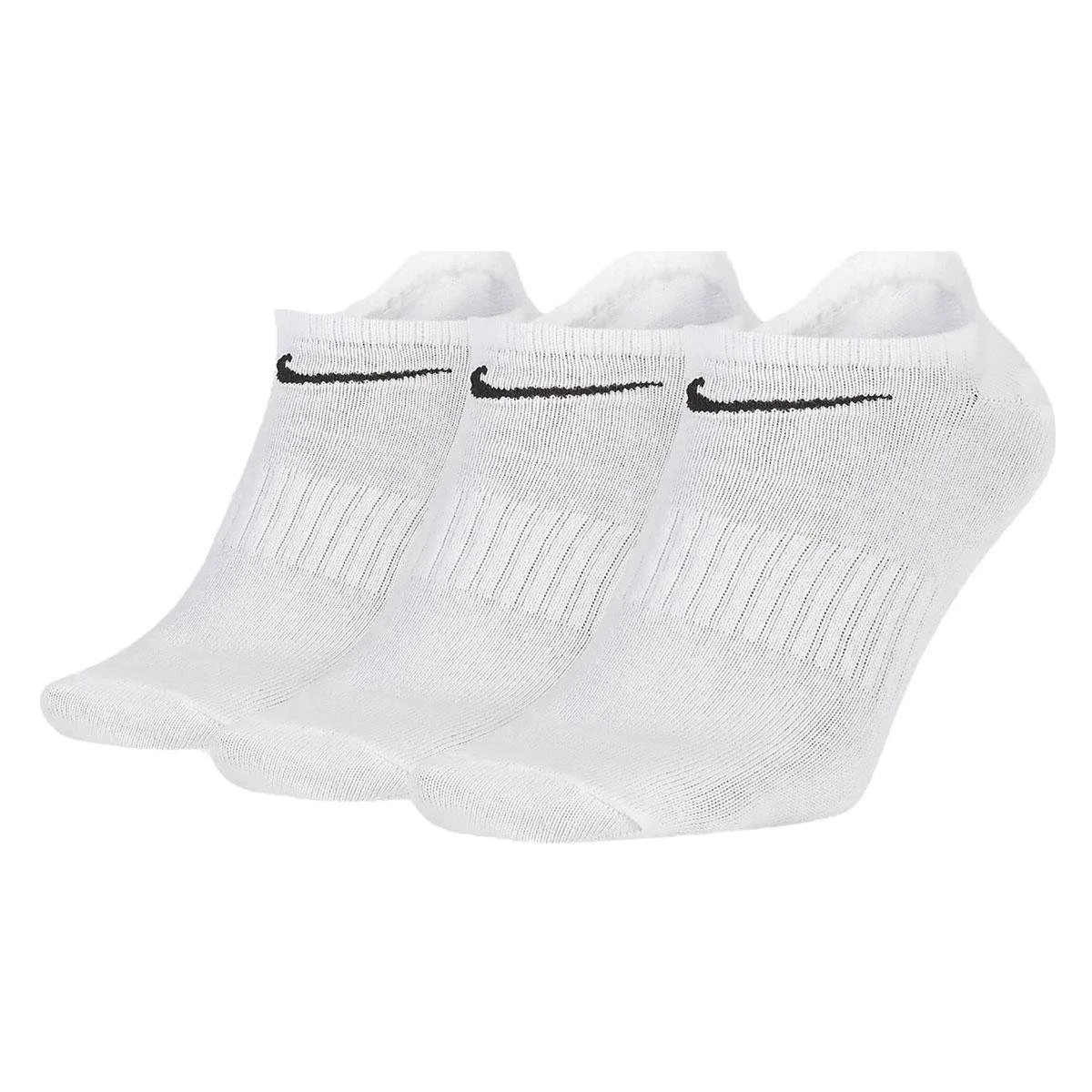 Nike Everyday Lightweight No-Show Sokken Sokken - Maat 42-46 - Unisex - Wit/zwart 5 Nike Everyday Lightweight No-Show Sokken Sokken - Maat 42-46 - Unisex - Wit/zwart - Afbeelding 3