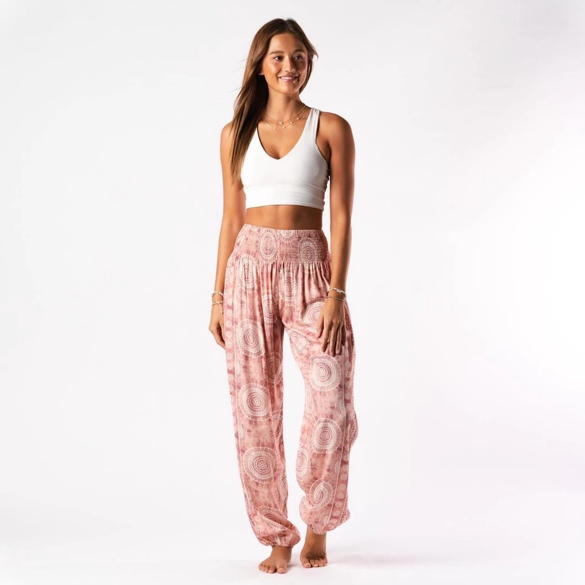 Merkloos Harembroek - Yoga - Loungewear - Bohemian - Ibiza - Sportbroek - Boho 3 Merkloos Harembroek - Yoga - Loungewear - Bohemian - Ibiza - Sportbroek - Boho