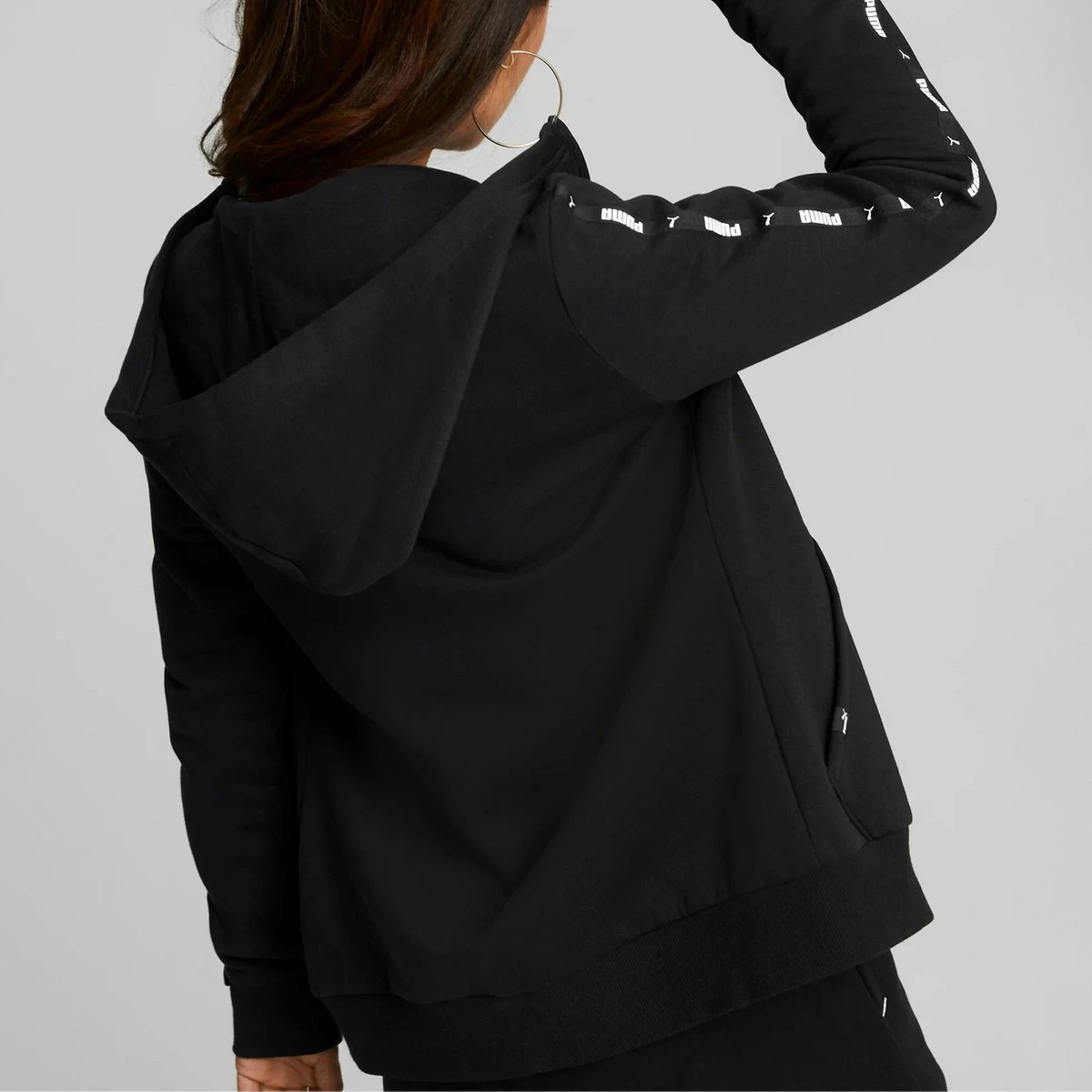 PUMA Puma Power Tape Full-Zip Dames Hoodie - Maat M 7 PUMA Puma Power Tape Full-Zip Dames Hoodie - Maat M - Afbeelding 5