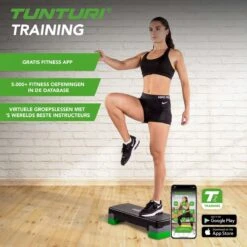 Tunturi Aerobic Step Easy - Fitness Step Verstelbaar - Aerobics Stepper - Zwart - Incl. Gratis Fitness App 9 Tunturi Aerobic Step Easy - Fitness Step Verstelbaar - Aerobics Stepper - Zwart - Incl. Gratis Fitness App -Merkloos Winkel 1200x1200 6183