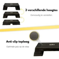 W.O.D Fitness Step Pro - Aerobic Step Bankje - Antislip Oppervlak - Verstelbaar In 3 Hoogtes - Zwart 18 W.O.D Fitness Step Pro - Aerobic Step Bankje - Antislip Oppervlak - Verstelbaar In 3 Hoogtes - Zwart -Merkloos Winkel 1200x1200 6203
