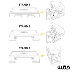 W.O.D Fitness Step Pro XL - Aerobic Step Bankje - Antislip Oppervlak - Verstelbaar In 3 Hoogtes - Zwart -Merkloos Winkel 1200x1200 6219