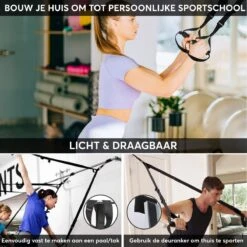 Breaking Limits TRX Suspension Trainer Pro – TRX Trainer – TRX Fitness Band – Slingtrainer - Zwart -Merkloos Winkel 1200x1200 6289