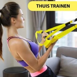 TRX Set - Suspension Trainer Pro Voor Thuis - Inclusief Plafondhaak & Draagtas - Calisthenics -Merkloos Winkel 1200x1200 6305