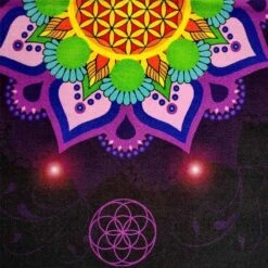 Yoga Handdoek POWER OF LIFE | Antislip | Yoga Mat Bescherming Met Siliconen Grip | Yogahanddoek Lang 185 Cm X 65 Cm | Kleurrijk -Merkloos Winkel 1200x1200 6364