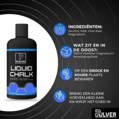 Pulvernutrition Vloeibaar Magnesium 250ml | Turnen | Paaldansen | Klimmen | Crossfit | Gewicht Heffen | Liquid Chalk | Vloeibaar Kalk | Magnesium -Merkloos Winkel 1200x1200 6370