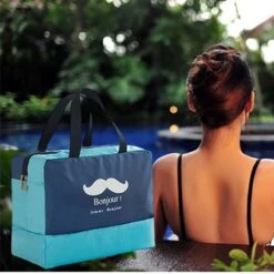 TDR-Multifunctionele Waterdichte Tas Met Aparte Compartimenten Voor Droge En Natte Kleding En Een Schoenenvak - Ideaal Voor Strand, Zwembad, Sport, Reizen En Meer - Marineblauw - 35 X 17 X 29 Cm -Merkloos Winkel 1200x1200 6412