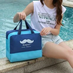 TDR-Multifunctionele Waterdichte Tas Met Aparte Compartimenten Voor Droge En Natte Kleding En Een Schoenenvak - Ideaal Voor Strand, Zwembad, Sport, Reizen En Meer - Marineblauw - 35 X 17 X 29 Cm -Merkloos Winkel 1200x1200 6413