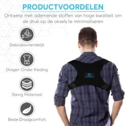 Bosvelli A400 Postuur Corrector Met Okselpads - One Size - Houding Correctie - Rug Brace 16 Bosvelli A400 Postuur Corrector Met Okselpads - One Size - Houding Correctie - Rug Brace -Merkloos Winkel 1200x1200 6440