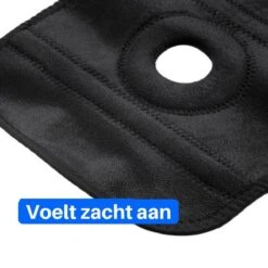 Kniebrace - Open Patella Knie Brace - Verstelbaar Compressie Bandage - Ondersteuning - Sport Band Strap - Beugel - Sleeve - Elastisch Neopreen - Dames En Heren - One Size Fits All - Zwart -Merkloos Winkel 1200x1200 6465