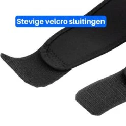 Kniebrace - Open Patella Knie Brace - Verstelbaar Compressie Bandage - Ondersteuning - Sport Band Strap - Beugel - Sleeve - Elastisch Neopreen - Dames En Heren - One Size Fits All - Zwart -Merkloos Winkel 1200x1200 6466