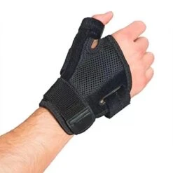 LOUZIR Effectieve Duimbrace – Universeel - Duimbandage – Polsbandage -Zwart – –Beste Oplossing Tegen Duimblessure -Merkloos Winkel 1200x1200 6520