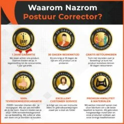 NAZROM® - Postuur Corrector - Houding Correctie - Houding Rug Corrector Tegen Rugklachten – Verstelbare Rugband -Merkloos Winkel 1200x1200 6527