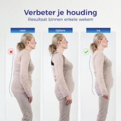 Postuur Corrector - Houding Rug Corrector Tegen Rugklachten – Verstelbare Rugband - Houding Correctie - Rugbrace Voor Bovenlichaam - Incl. Okselpads - Unisex - Model Slim - Incl. E-book 19 Postuur Corrector - Houding Rug Corrector Tegen Rugklachten – Verstelbare Rugband - Houding Correctie - Rugbrace Voor Bovenlichaam - Incl. Okselpads - Unisex - Model Slim - Incl. E-book -Merkloos Winkel 1200x1200 6536