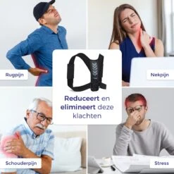 Postuur Corrector - Houding Rug Corrector Tegen Rugklachten – Verstelbare Rugband - Houding Correctie - Rugbrace Voor Bovenlichaam - Incl. Okselpads - Unisex - Model Slim - Incl. E-book 25 Postuur Corrector - Houding Rug Corrector Tegen Rugklachten – Verstelbare Rugband - Houding Correctie - Rugbrace Voor Bovenlichaam - Incl. Okselpads - Unisex - Model Slim - Incl. E-book -Merkloos Winkel 1200x1200 6540