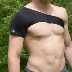 Schouder Brace - Lichtgewicht Neopreen Enkele Schouderbrace - Zwart - Maat S -Merkloos Winkel 1200x1200 6585