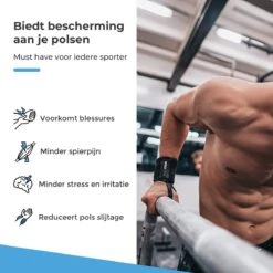 WODster Wrist Wraps – Fitness + Crossfit + Krachttraining Polsbandjes – Wrist Straps – Polsbrace – Heren & Dames -Merkloos Winkel 1200x1200 6618