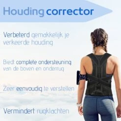 Relieve® - Postuur Corrector - Rugbrace - Rug Corrector - Houding Corrector - Large -Merkloos Winkel 1200x1200 6651