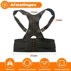 Luxegoed ®Rug- Schouders & Nek Verbeterd | Postuur Corrector | Rug Corrector | Posture Corrector | Rug Brace| Man | Vrouw | Verstelbaar | Unisex | L -Merkloos Winkel 1200x1200 6655