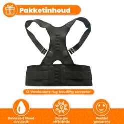 Luxegoed ®Rug- Schouders & Nek Verbeterd | Postuur Corrector | Rug Corrector | Posture Corrector | Rug Brace| Man | Vrouw | Verstelbaar | Unisex | L -Merkloos Winkel 1200x1200 6657
