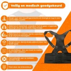 Luxegoed ®Rug- Schouders & Nek Verbeterd | Postuur Corrector | Rug Corrector | Posture Corrector | Rug Brace| Man | Vrouw | Verstelbaar | Unisex | L -Merkloos Winkel 1200x1200 6658