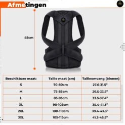 Luxegoed ®Rug- Schouders & Nek | Postuur Corrector | Rug Corrector | Posture Corrector | Rug Brace| Verstelbaar | Unisex | S -Merkloos Winkel 1200x1200 6663