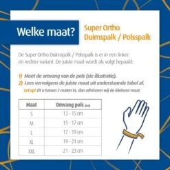Super Ortho Duimbrace / Polsspalk 21 Super Ortho Duimbrace / Polsspalk -Merkloos Winkel 1200x1200 6690