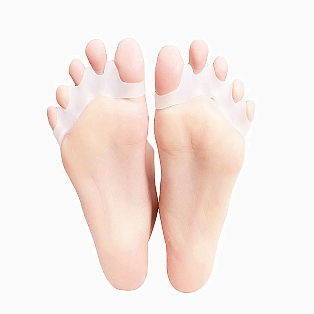 Tenenspreider (2 Stuks) - Voor Alle Tenen - Correctie - Hamertenen - Hallux Valgus - Pijnvermindering - Per Paar - Tenenspreiders - Zacht, Flexibel En Hygiënisch - Siliconengel - One Size 4 Tenenspreider (2 Stuks) - Voor Alle Tenen - Correctie - Hamertenen - Hallux Valgus - Pijnvermindering - Per Paar - Tenenspreiders - Zacht, Flexibel En Hygiënisch - Siliconengel - One Size - Afbeelding 2
