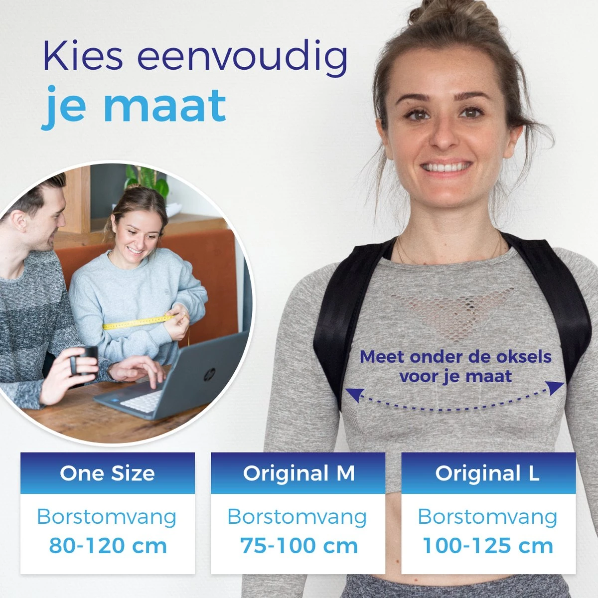 Postuur Corrector - Houding Rug Corrector Tegen Rugklachten – Verstelbare Rugband - Houding Correctie - Rugbrace Voor Bovenlichaam - Incl. Okselpads - Unisex - 15x12 Cm - Incl. E-book 14 Postuur Corrector - Houding Rug Corrector Tegen Rugklachten – Verstelbare Rugband - Houding Correctie - Rugbrace Voor Bovenlichaam - Incl. Okselpads - Unisex - 15x12 Cm - Incl. E-book - Afbeelding 12