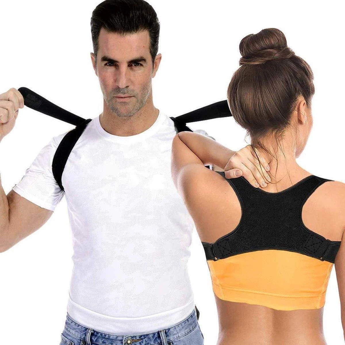 LOUZIR Premium Postuur Corrector RugBrace Houding Correctie Verstelbare 9 LOUZIR Premium Postuur Corrector RugBrace Houding Correctie Verstelbare - Afbeelding 7