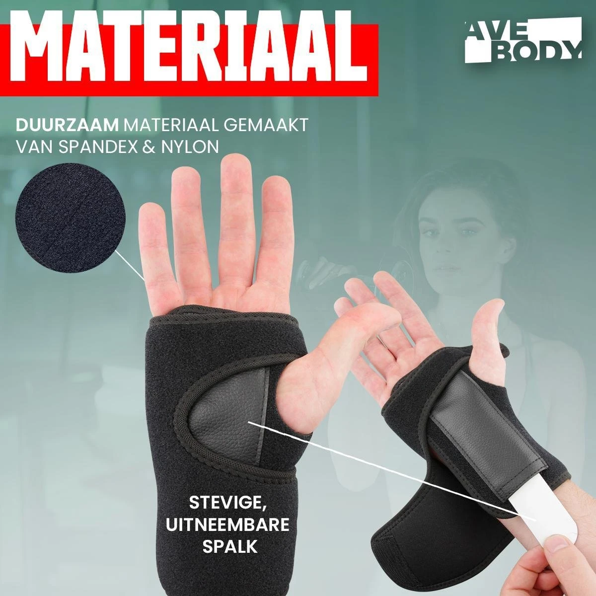 AVE® Polsbrace Links – Duim Brace - Carpaal Tunnel Syndroom – RSI -Pols Ondersteuning - Versteviging 6 AVE® Polsbrace Links – Duim Brace - Carpaal Tunnel Syndroom – RSI -Pols Ondersteuning - Versteviging - Afbeelding 4