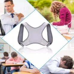 LOUZIR Houding Correctie Brace - Rug & Schouder - One Size -Merkloos Winkel 1200x1200 6805