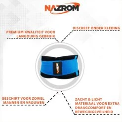 NAZROM® Rugbrace - Rugband Voor Onderrug - Rug & Houding Corrector Voor Onmiddellijke Rugondersteuning, Pijnverlichting En Draagcomfort - Postuur Corrector - L -Merkloos Winkel 1200x1200 6825