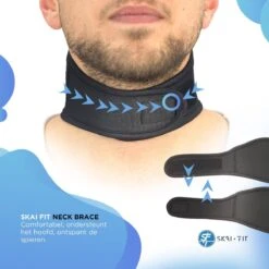 Merkloos SKAI Fit® - Orthopedische Nekhulp - Nekklachten - Nekbrace - Nek Bandage - Nekkramp - Nek Brace - Zelfverwarmend - Nekpijn - Spierpijn - Hals - Schouder - Toermalijn - Magneet - Halskraag - Magneten - Neksteun - Nekband - Nekhernia - Hernia -Merkloos Winkel 1200x1200 6881