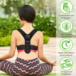 Luxovita Postuur Corrector - Houding Rug Corrector - Tegen Rugklachten – Verstelbare Rugband - Rugbrace Voor Bovenlichaam - Unisex - One Size -Merkloos Winkel 1200x1200 6903