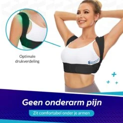 Premium Rugbrace Tegen Aanhoudende Schouder En Rug Pijn - Houding Corrector Man & Vrouw - Postuur Correctie Rugbraces | Vitalic -Merkloos Winkel 1200x1200 6909