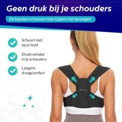 Premium Rugbrace Tegen Aanhoudende Schouder En Rug Pijn - Houding Corrector Man & Vrouw - Postuur Correctie Rugbraces | Vitalic -Merkloos Winkel 1200x1200 6912