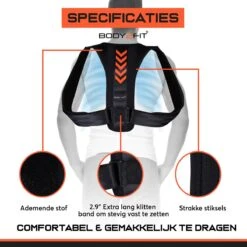 MEDISCHE VERSTELBARE RUG HOUDING CORRECTOR - Correctie Voor Rug, Schouders & Nek - Verstelbaar - Unisex -Merkloos Winkel 1200x1200 6932