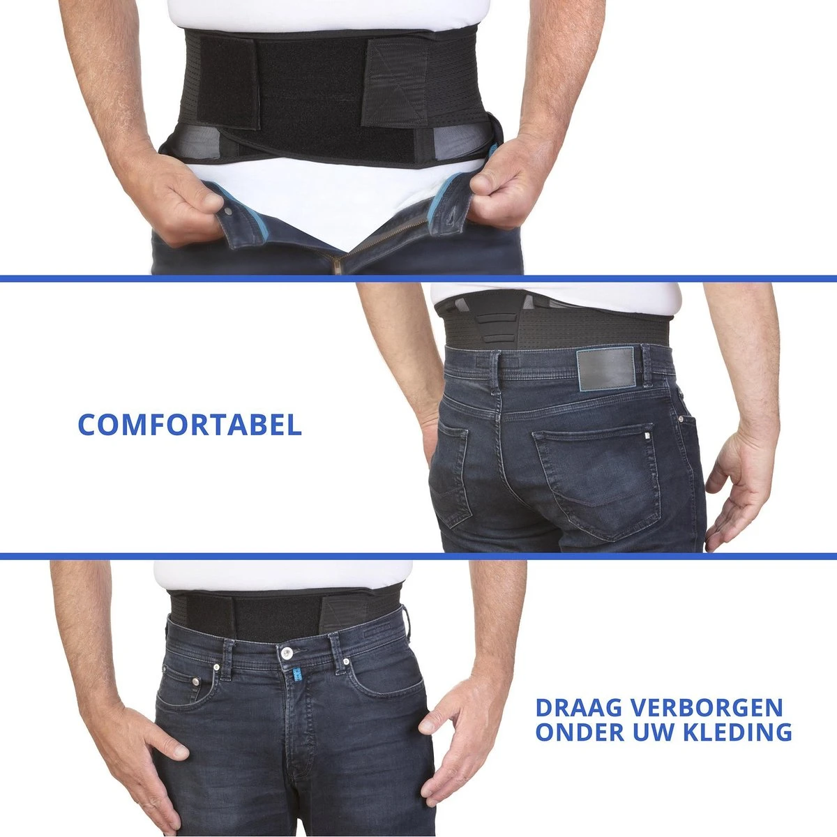 Easy In Shape Rugondersteuning - Rugband Brace - Correctieband Onderrug - Elastisch - Max 118cm 5 Easy In Shape Rugondersteuning - Rugband Brace - Correctieband Onderrug - Elastisch - Max 118cm - Afbeelding 3