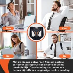 NAZROM® - Postuur Corrector - Houding Correctie - Nieuw Design Houding Rug Corrector Tegen Rugklachten – Maat L/XL -Merkloos Winkel 1200x1200 6983