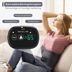 Royal WM - PRO - Rugbrace - Onderrug - Massage - Grijs - Vibererend - Verwarmend - Rugband - Orthopedisch -Merkloos Winkel 1200x1200 7002