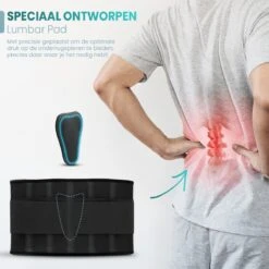 MR. PANACHE Premium Rugbrace Onderrug - XL - Met Extra Lumbale Ondersteuning - Rug Corrector - Houding Correctie - Rugband - Onderrug Brace - Rugsteun -Merkloos Winkel 1200x1200 7011